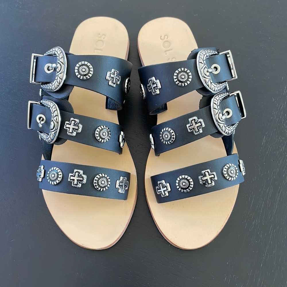 EASTWOOD SLIDE BLACK/BLONDE